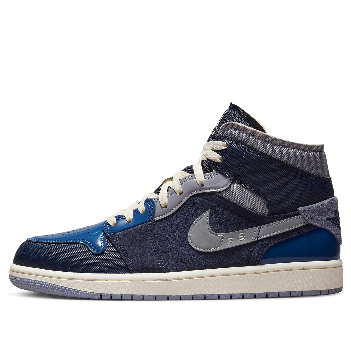 Air Jordan 1 Mid SE Craft 'Inside Out - Obsidian' DR8868-400 Antique Icons
