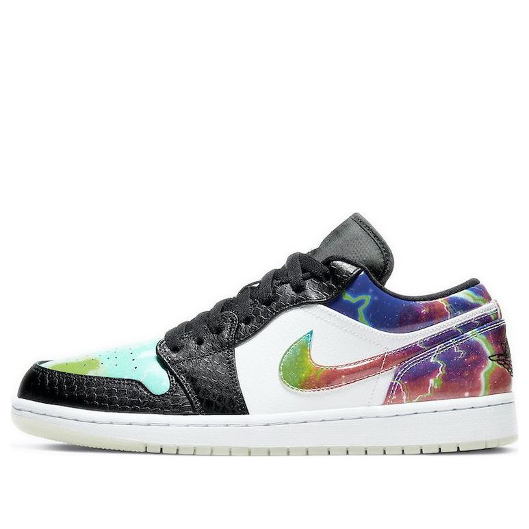 Air Jordan 1 Low 'Galaxy' CW7309-090 Epoch-Defining Shoes