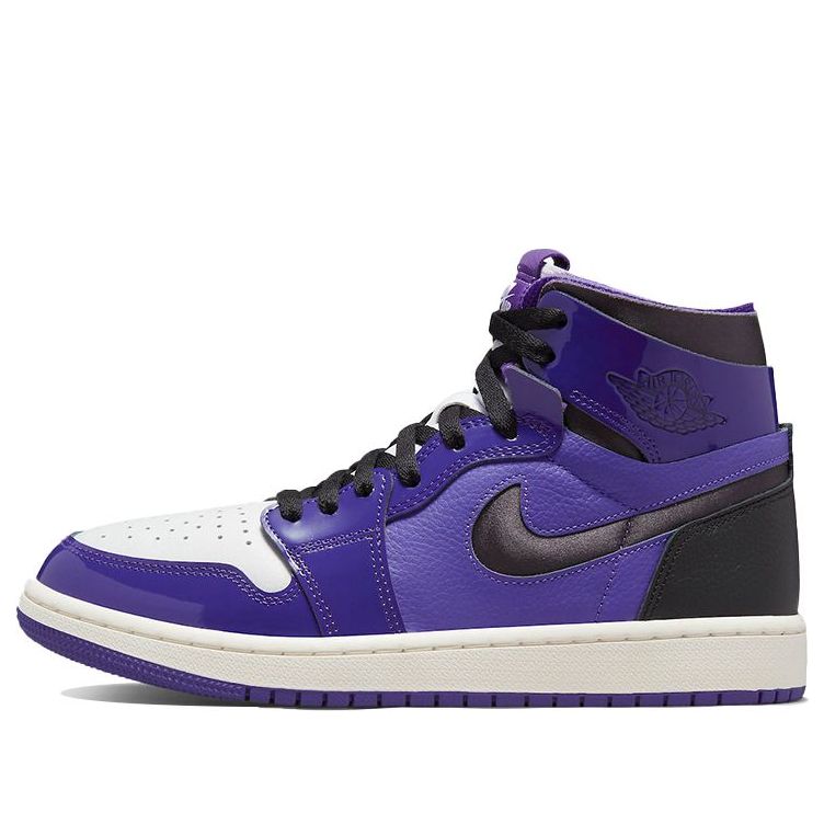 (WMNS) Air Jordan 1 Zoom Comfort 'Court Purple Patent' CT0979-505 Signature Shoe