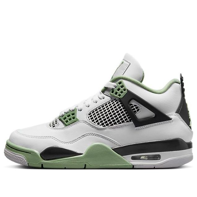 (WMNS) Air Jordan 4 Retro 'Seafoam' AQ9129-103 Signature Shoe