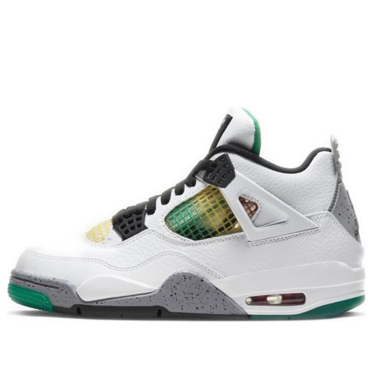 (WMNS) Air Jordan 4 Retro 'Rasta' AQ9129-100 Classic Sneakers