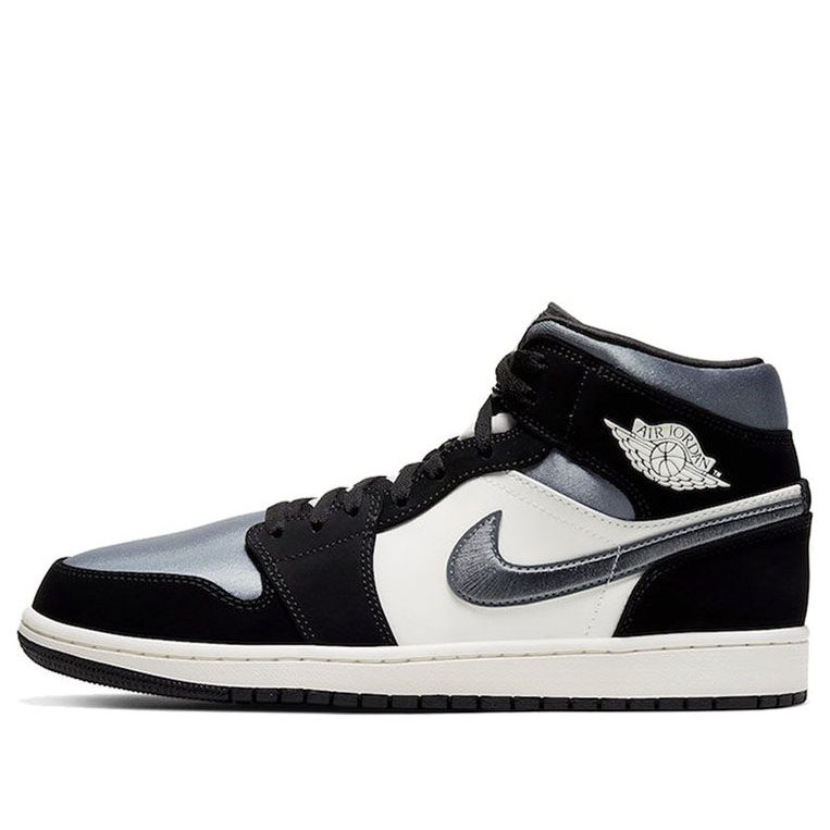 Air Jordan 1 Mid SE 'Satin Smoke Grey' 852542-011 Epoch-Defining Shoes