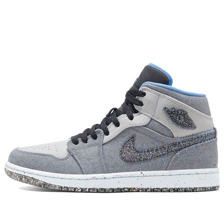 Air Jordan 1 Mid 'Crater Grey University Blue' DM3529-004 Cultural Kicks