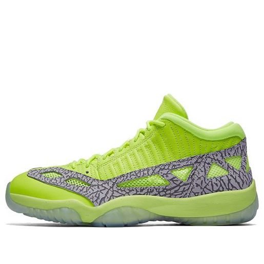 Air Jordan 11 Retro Low IE 'Volt' 919712-700 Signature Shoe