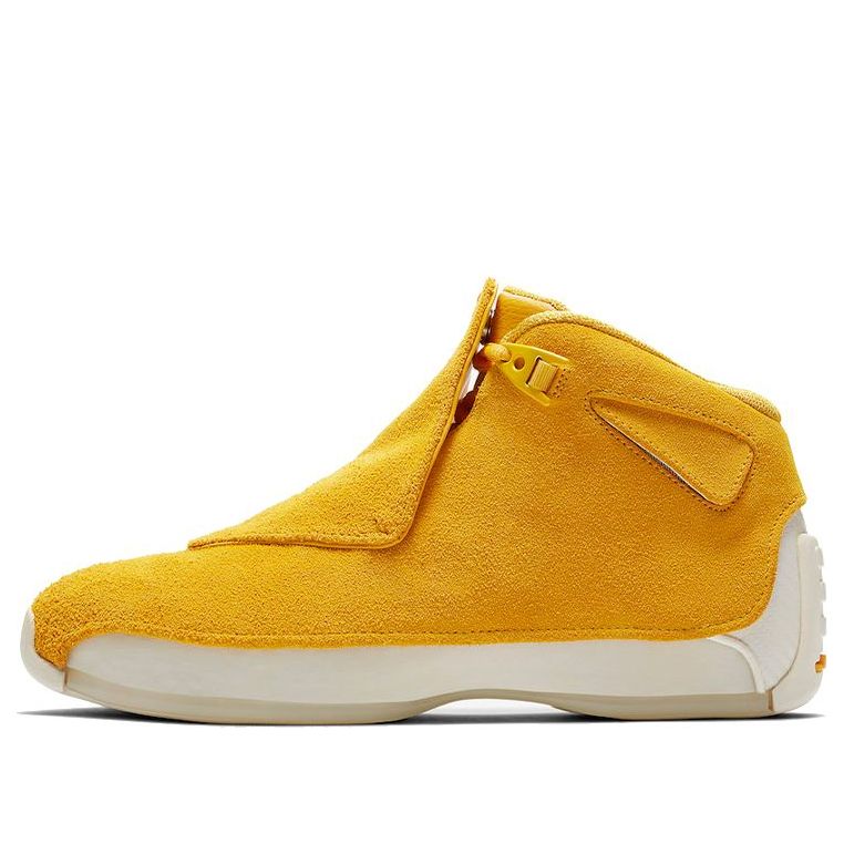 Air Jordan 18 Retro 'Yellow Suede' AA2494-701 Classic Sneakers