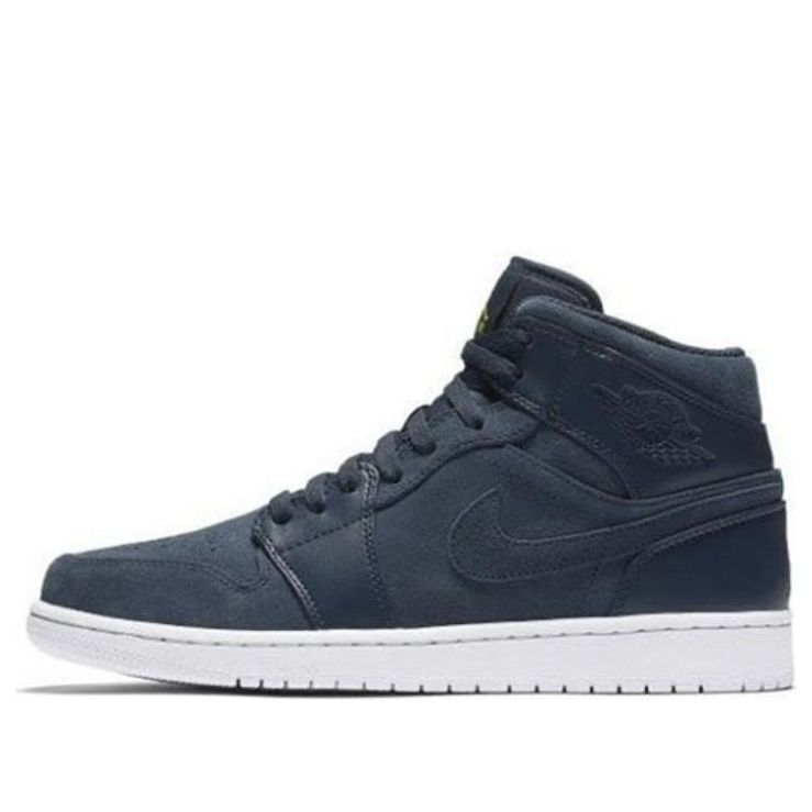 Air Jordan 1 Mid 'Armory Navy' 554724-421 Cultural Kicks