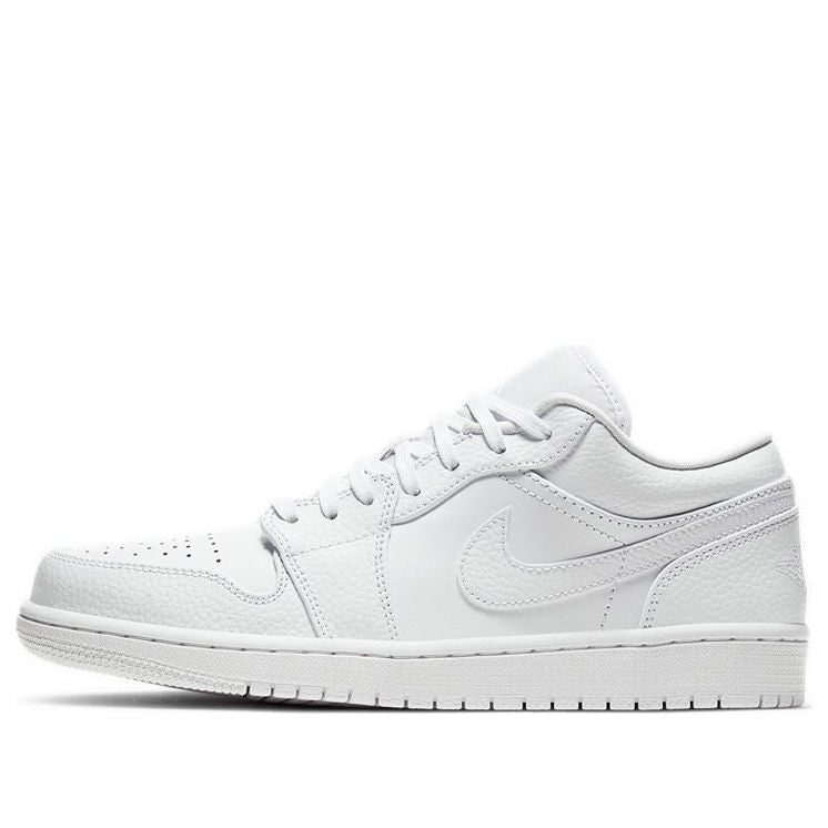Air Jordan 1 Low 'Triple White' 553558-130 Epoch-Defining Shoes