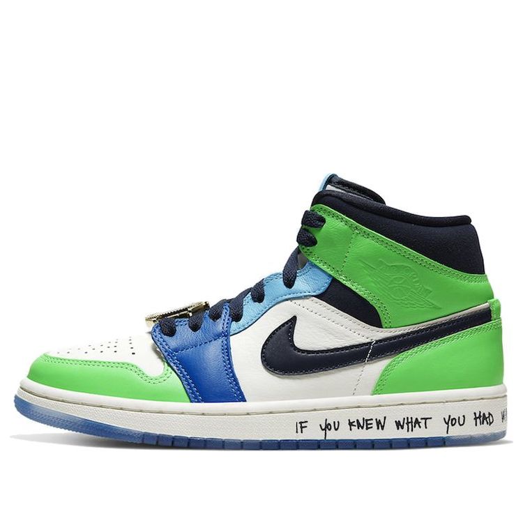 (WMNS) Melody Ehsani x Air Jordan 1 Mid 'Fearless' CQ7629-100 Vintage Sportswear