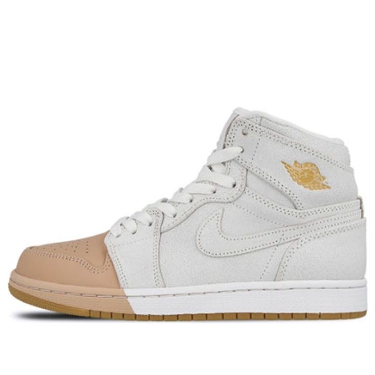 (WMNS) Air Jordan 1 Retro High Premium 'Dipped Toe White' AH7389-107 Antique Icons