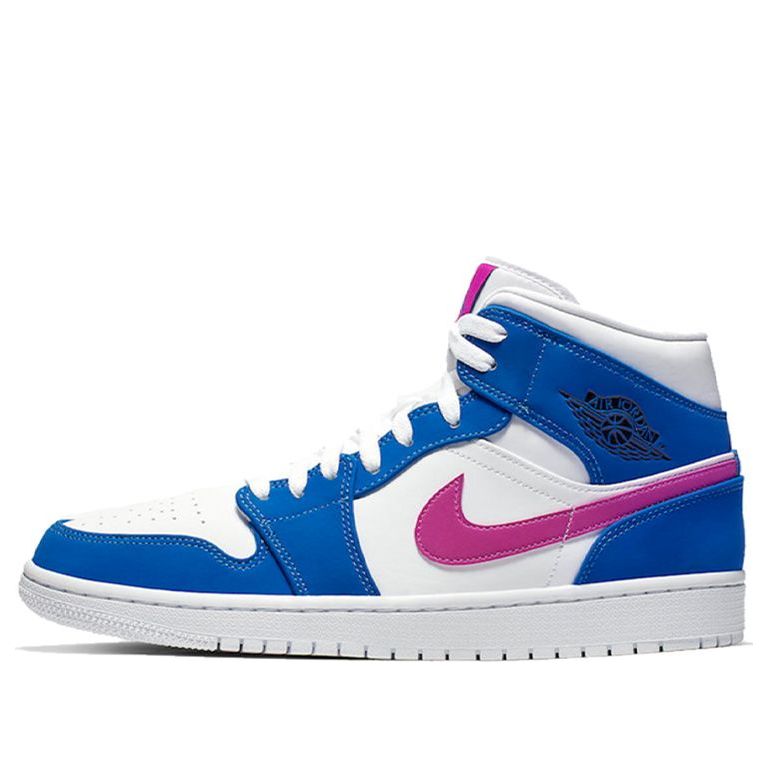 Air Jordan 1 Mid 'Royal Violet' 554724-451 Epoch-Defining Shoes