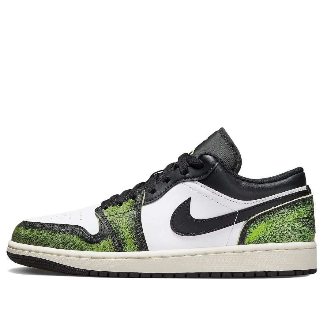 Air Jordan 1 Low SE 'Wear-Away - Electric Green' DN3705-003 Classic Sneakers