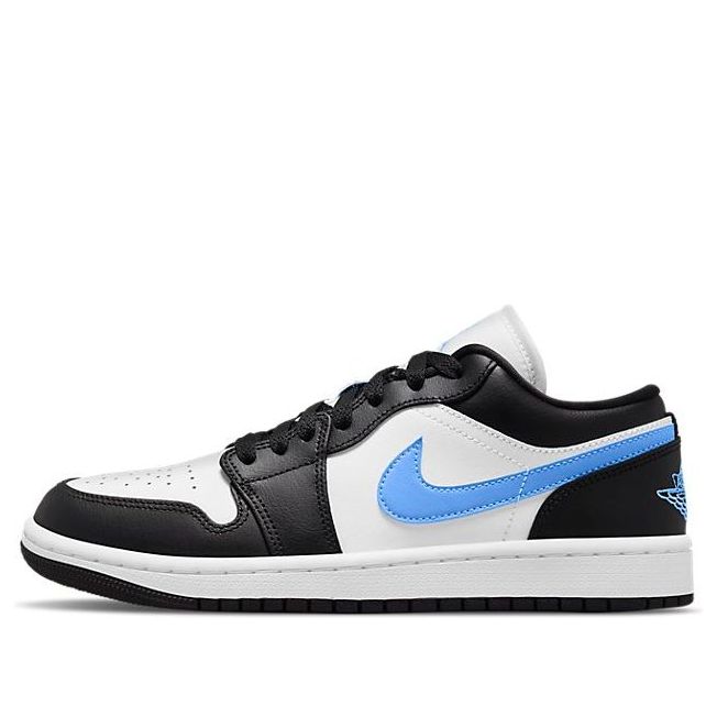 (WMNS) Air Jordan 1 Low 'Black University Blue' DC0774-041 Epoch-Defining Shoes