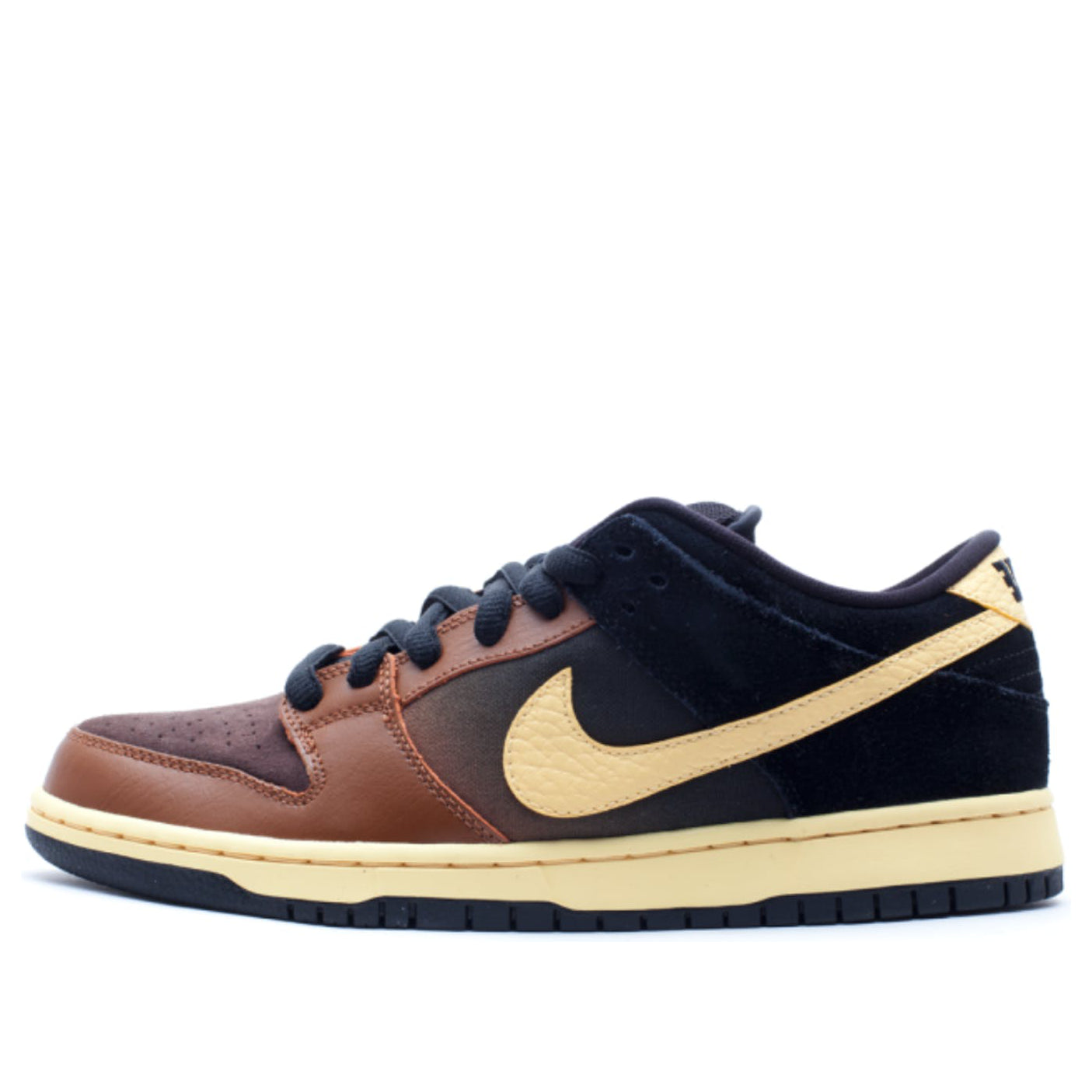 Nike Dunk Low Premium SB 'Black And Tan' 313170-270 Signature Shoe