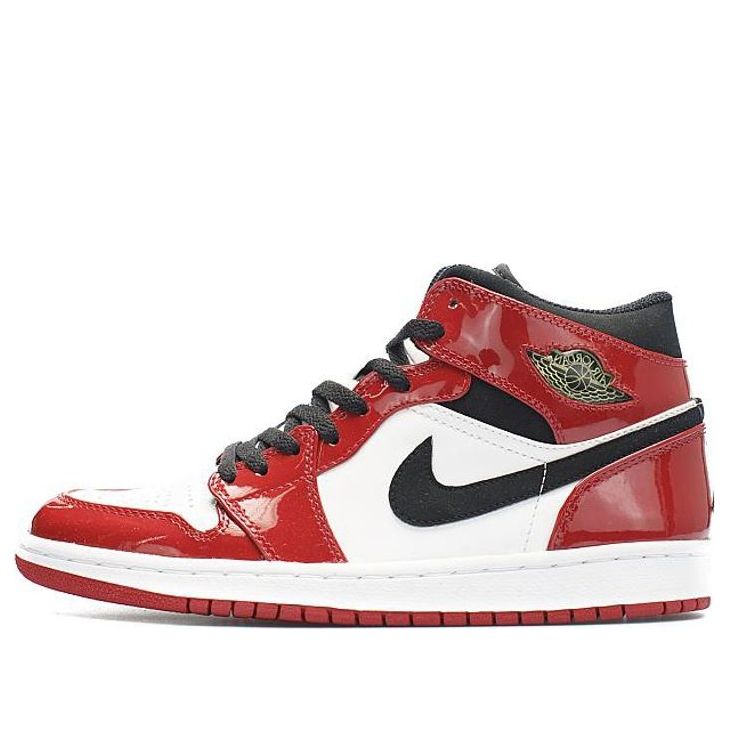 Air Jordan 1 Retro Patent 'Chicago Bulls' 2003 136085-106 Epochal Sneaker