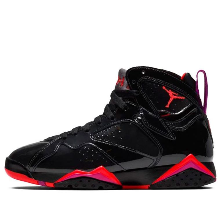 (WMNS) Air Jordan 7 Retro 'Black Gloss' 313358-006 Epoch-Defining Shoes