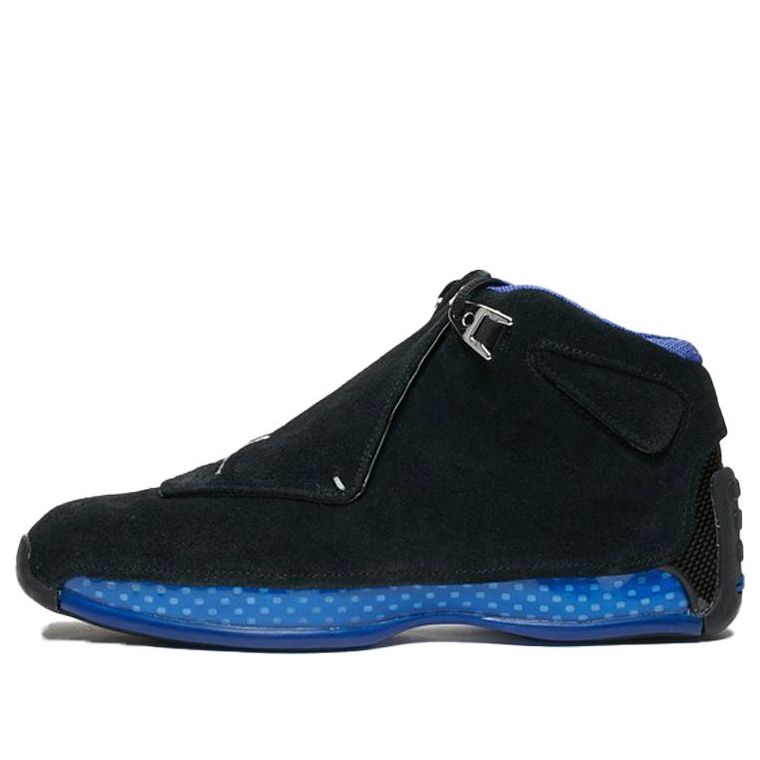 Air Jordan 18 Retro 'Black Sport Royal' 2018 AA2494-007 Cultural Kicks