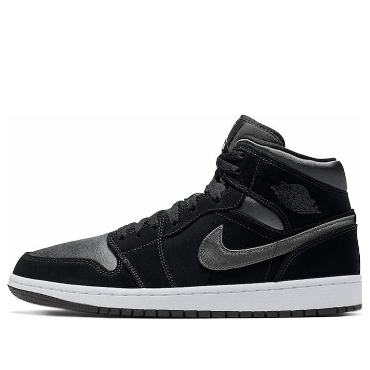 Air Jordan 1 Mid SE Nylon 'Black Grey' 852542-012 Cultural Kicks