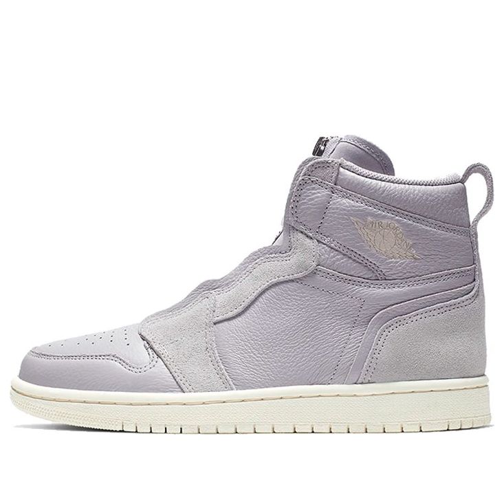 (WMNS) Air Jordan 1 High Zip 'Gray Light Ivory Light Purple' AQ3742-002 Epochal Sneaker