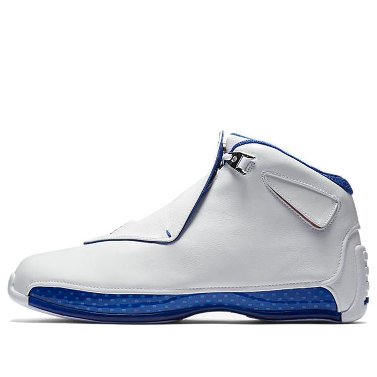 Air Jordan 18 Retro 'White Sport Royal' 2018 AA2494-106 Iconic Trainers