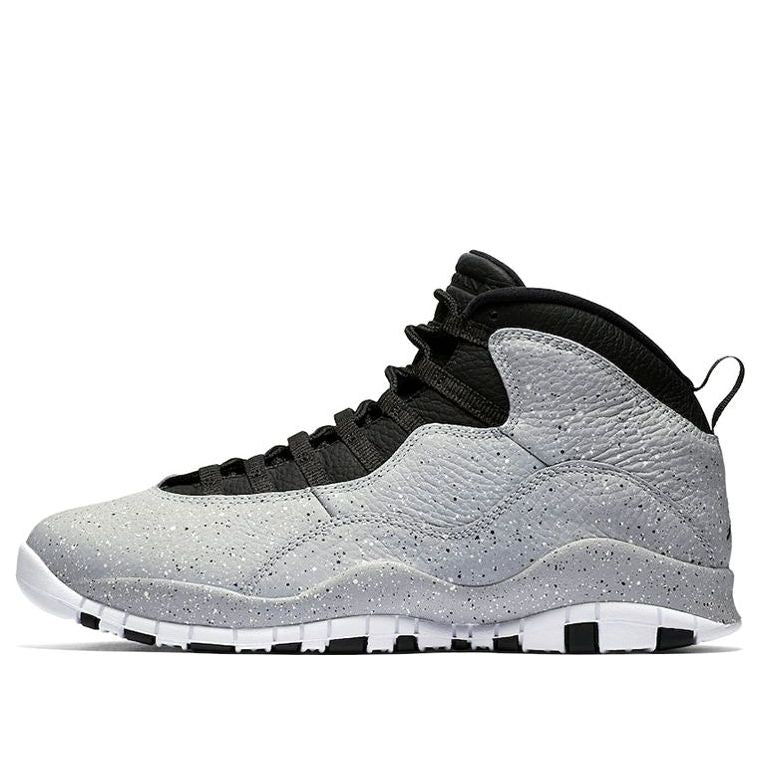 Air Jordan 10 Retro 'Cement' 310805-062 Signature Shoe