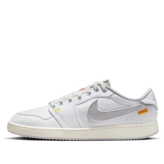 Air Jordan 1 KO Low x Union LA 'White Neutral Grey' DO8912-101 Signature Shoe