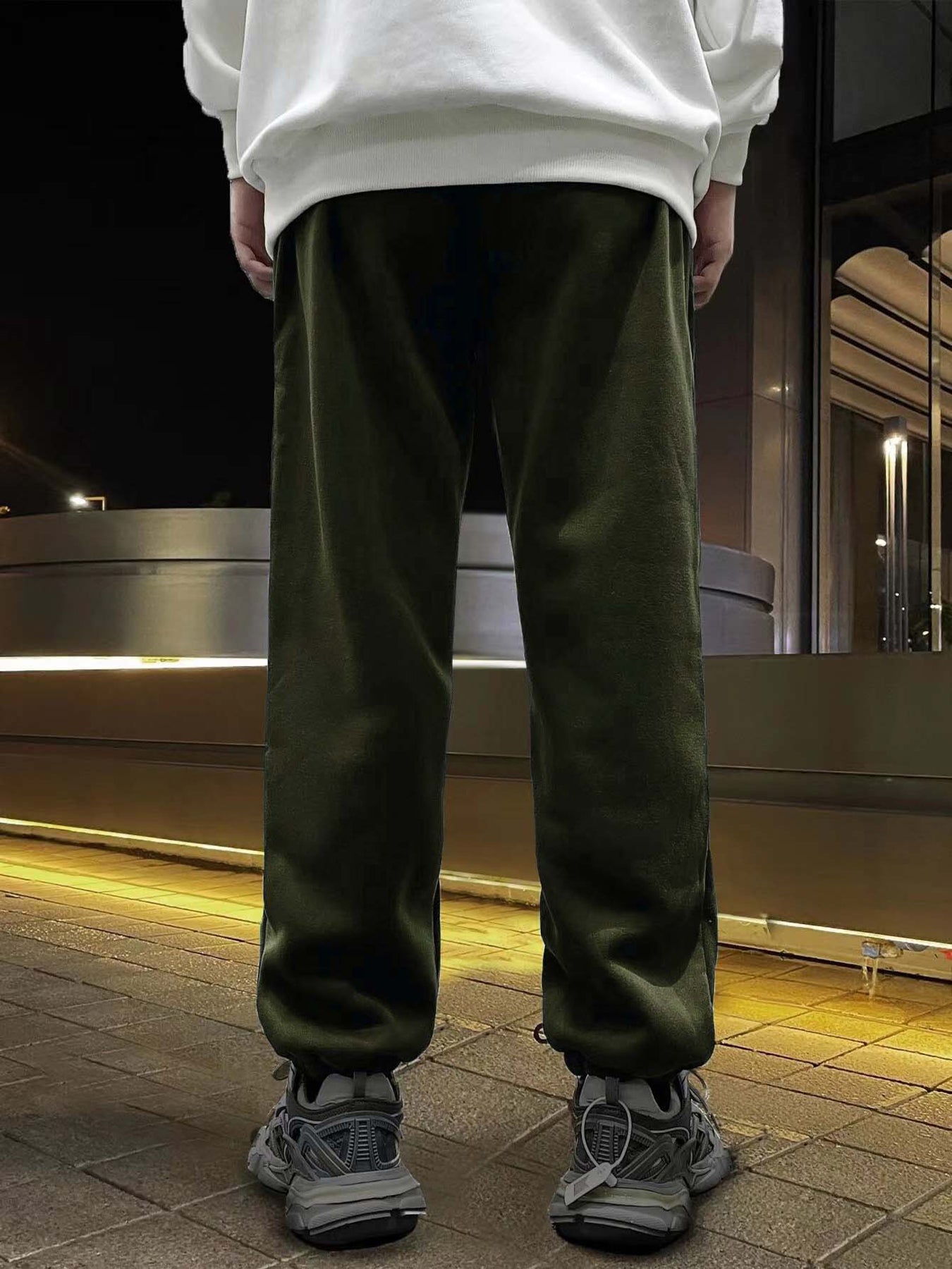 Basketball Print Men's Casual Sports Jogger With Drawstring For All Seasons Outdoor, Men's Leisurewear